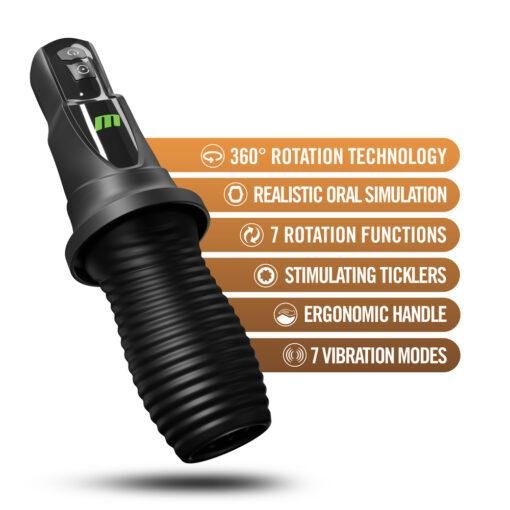 3RD Base Vibrating Rotating Masturbator - Image 2