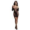 Long Sleeved Mini Dress - One Size