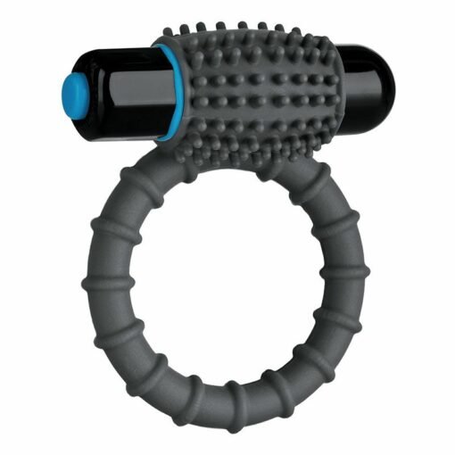 Optimale Silicone Vibrating CRing Waterproof Slate