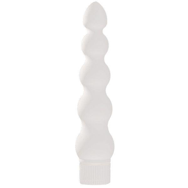White Nights 7 Inch Ribbed Anal Vibe White Nights 7 Inch Ribbed Anal Vibe