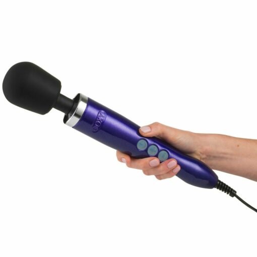Doxy Die Cast Wand Massager - PURPLE UK Plug - Image 3