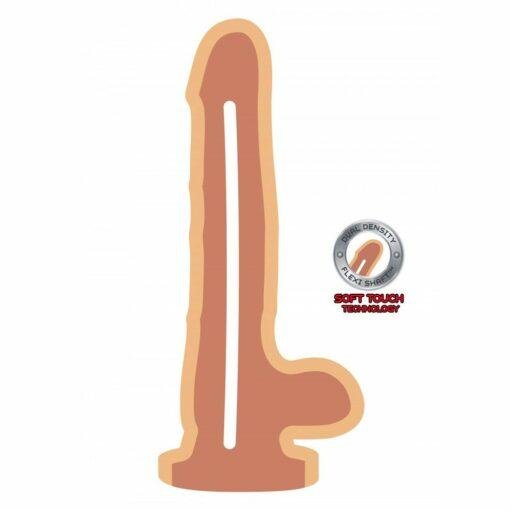 7 Inch Get Real Dual Density Dildo - Image 2