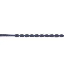 6 Inch Black Silicone Beaded Penis Sound Plug