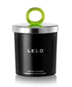 Lelo Snow Pear And Cedarwood Flickering Touch Massage Candle