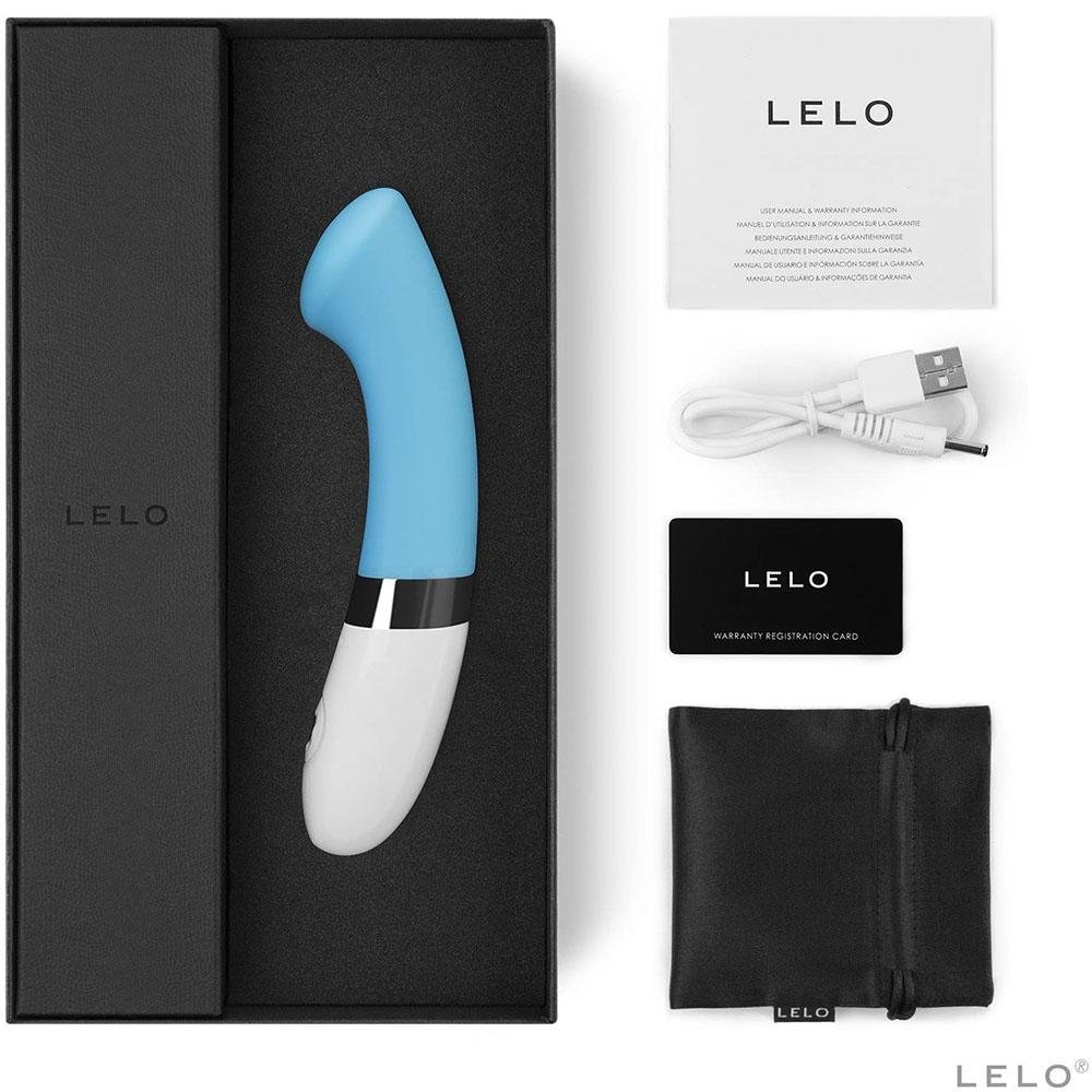 Lelo Gigi 2 Turquoise Blue G Spot Vibrator Lelo Gigi 2 Turquoise Blue G Spot Vibrator - Image 2
