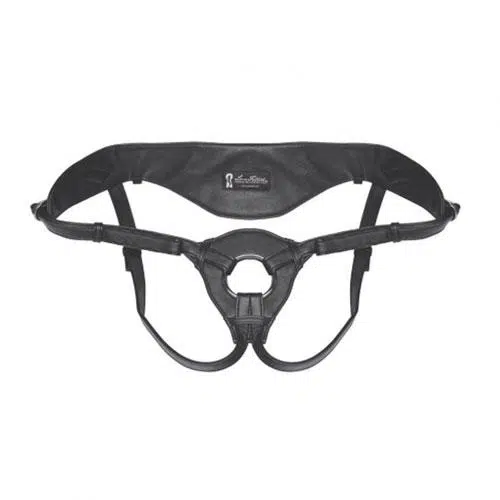 Lux Fetish Patent Leather Strap On Harness - Image 2