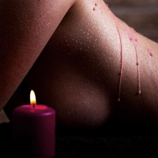 Ouch Wax Play Candle Rose Scented - Image 3