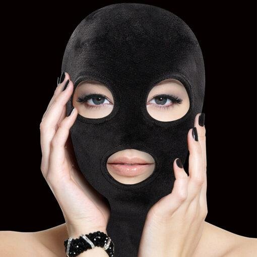 Ouch Velvet Mask With Eye And Mouth Opening - Image 3