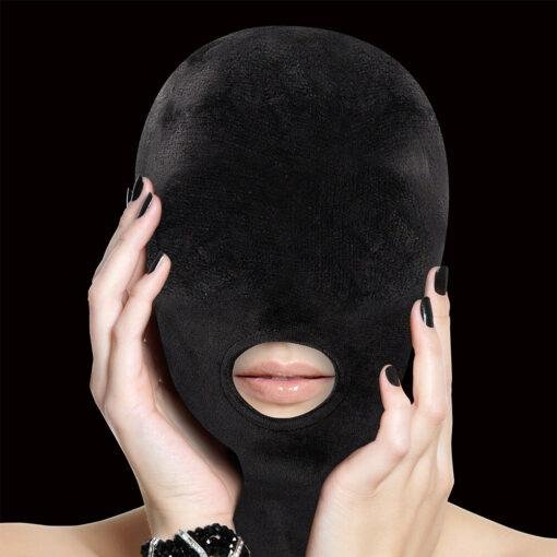 Ouch Velvet Mask With Mouth Opening - Image 3