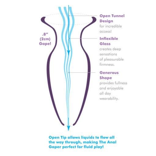 Anal Fantasy Beginners Glass Anal Gaper - Image 2