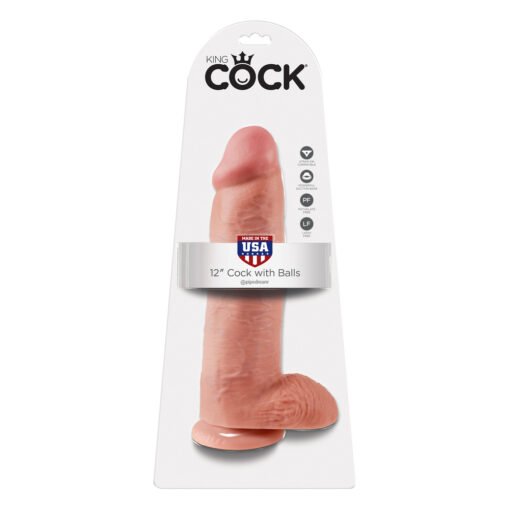 King Cock 12 Inch Cock With Balls - Image 4