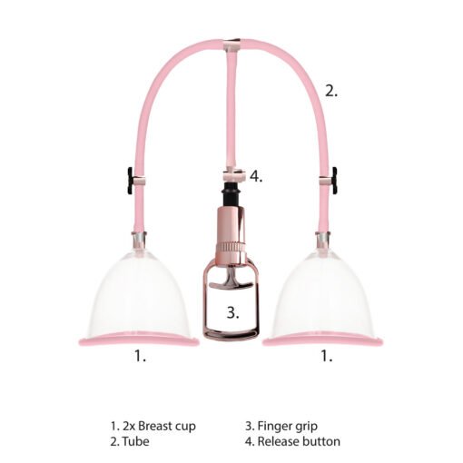 Pumped Breast Pump Medium Rose Gold - Image 2
