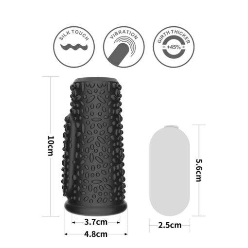 Lovetoy Drip Vibrating Penis Sleeve - Image 2