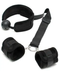Breathable Mouth Gag With Cuffs