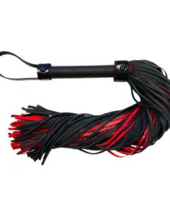 Rouge Garments Leather Croc Print Flogger