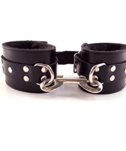 Rouge Garments Black Fur Wrist Cuffs