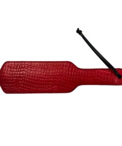 Rouge Garments Leather Croc Print Paddle