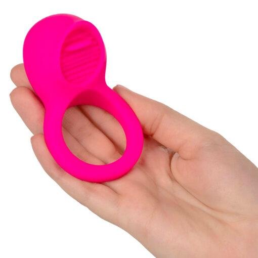Rechargeable Teasing Tongue Enhancer Cock Ring - Image 3