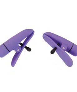 Nipplettes Virbrating Adjustable Purple Nipple Clamps