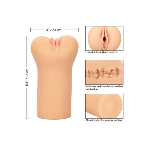 Boundless Vulva Masturbator - Flesh Pink - Image 4