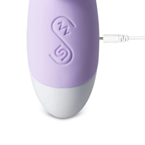 Rechargeable 12 Speed Rabbit Vibrator - Purple - Image 4