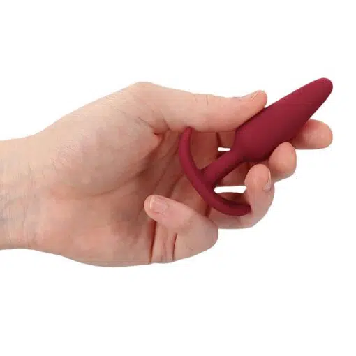 Beginners Size Slim Butt Plug - Red - Image 2