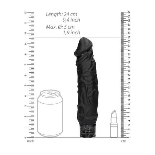 Realistic 10 speed Vibrator - Black - Image 4