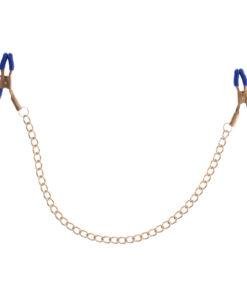 Alternative view of Sportsheets Cougar Chained Nipple Clamps