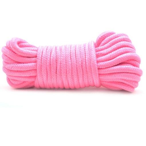 10 Metres Cotton Bondage Rope - Pink
