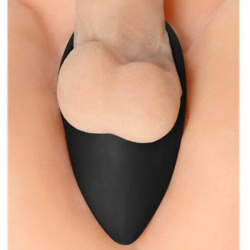Taint Teaser Silicone Cock Ring and Taint Stimulator 2 Inch - Image 3