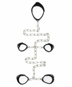 Leather Female Hand and Foot Cuffs