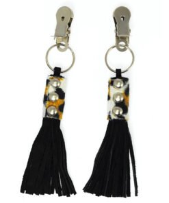 Nipple Clamps with Animal Print