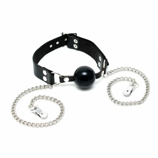 Nipple Chain and Mouth Gag