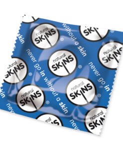 Skins Natural x50 Condoms - Blue